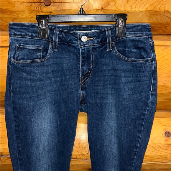 Levi’s GUC 535 Mid-Rise Super Skinny Jeans Size 31 in Medium Indigo Wash - Picture 8 of 14